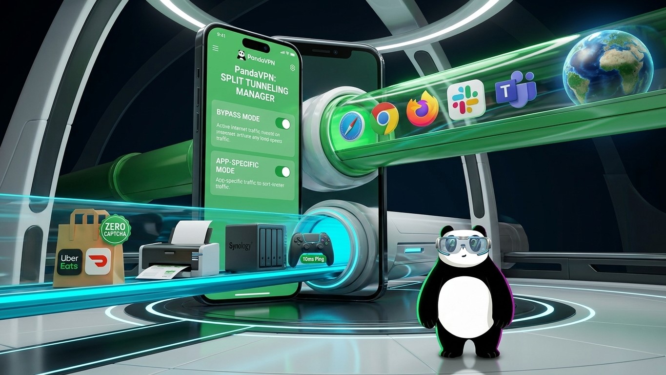 Simplify Your Internet with PandaVPN Split Tunneling